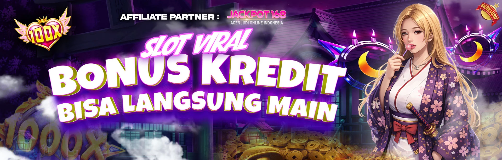 Jackpot168Juara Banner Slot Online